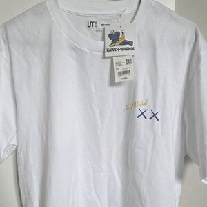 White KAWS x Warhol Graphic T-Shirt